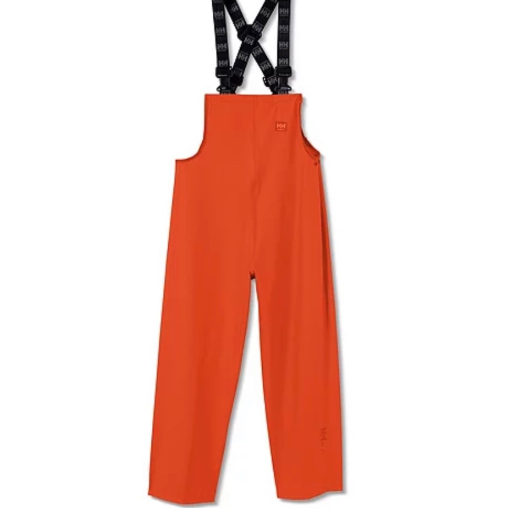 Helly Hansen Men’s work wear Abbotsford WP Double Bib rain pants, Small- NWT